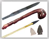 War Clubs, Lance Heads, Arrows & Arrowheads