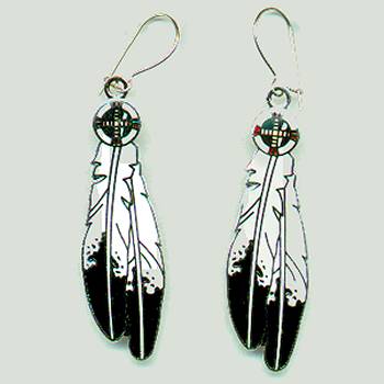 Missouri River Jewelry - Eagle Feather Earrings