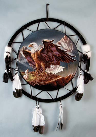 Hand-Painted Shield Mandella - Eagle 24