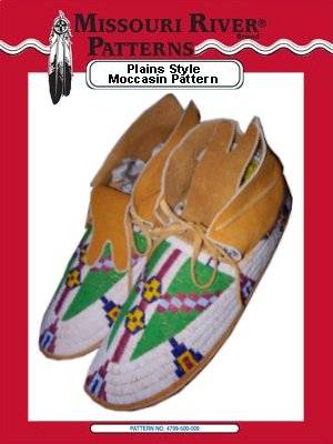 Plains Style Moccasins Pattern