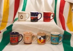 Pendleton Design Coffee Mugs