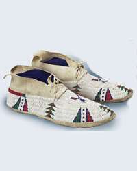 Plains Style Moccasins Pattern