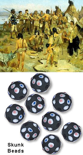 Beads used by Lewis and Clark