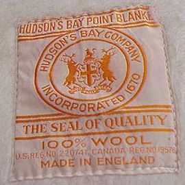 Hudson's Bay Blanket Label