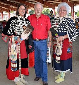 Roxy, Ginger and Rex at Pow Wow