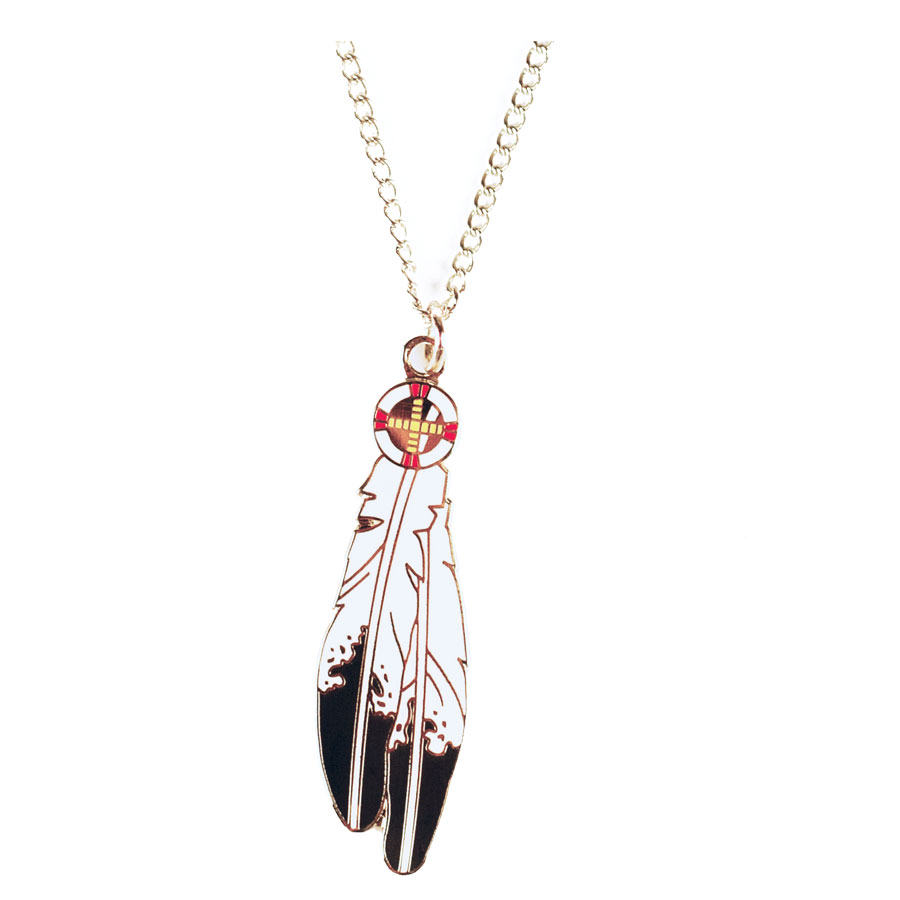 Missouri River Jewelry Eagle Feather Pendant Necklace Crazy Crow