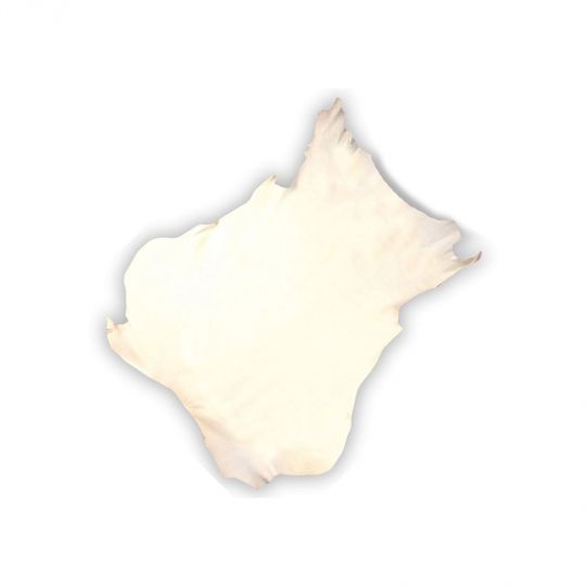 Premium White Buckskin | Craft Leather | Crazy Crow Trading Post