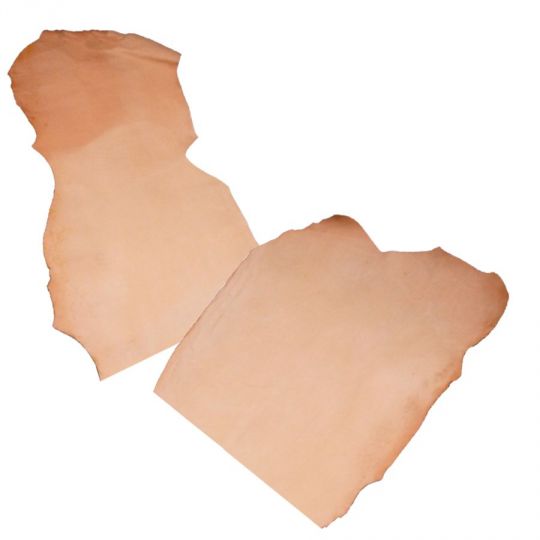 小物 REMOVABLE PATCH (COW TANNED LEATHER) 1PC Soft Vegetable Tan Cow Hides, 2-3 oz. (Half Side) | Craft Leather