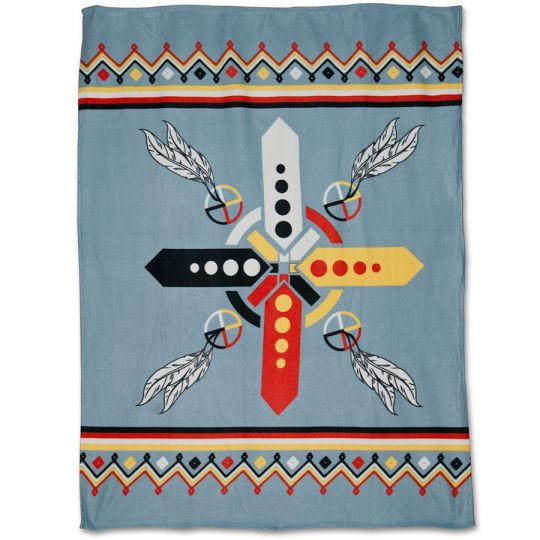 Crazy Crow Trading Post: Native American Design Fleece Blankets