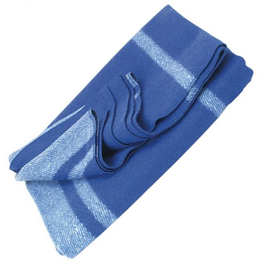 Crazy Crow Trading Post: Vintage Camp Style Blanket - Blue, 60