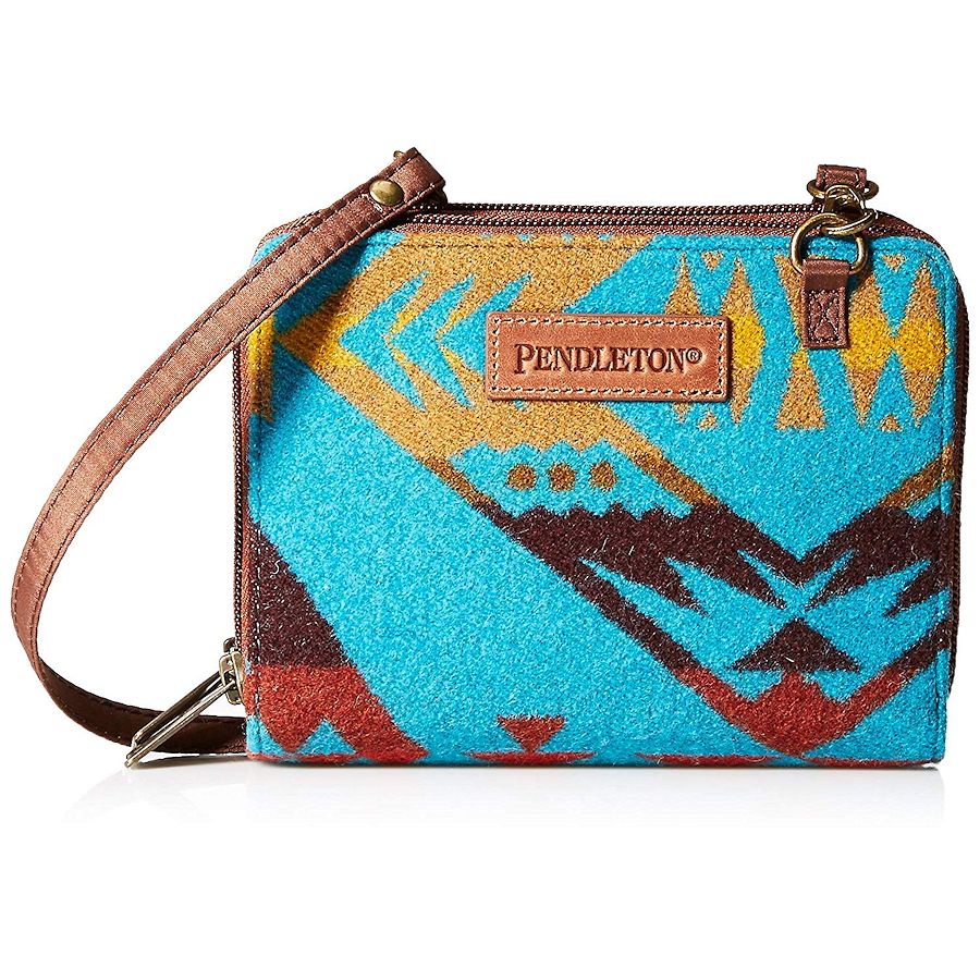 Crazy Crow Trading Post Pendleton Women's Strap Wallet 598 Diamond Peak