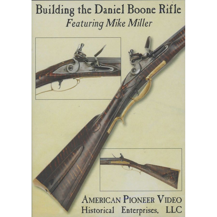 クーマンで スターチュー像 ブロンズ風 鞍とライフル銃を持ったカウボーイ Building the Daniel Boone Rifle DVD | Featuring Mike Miller