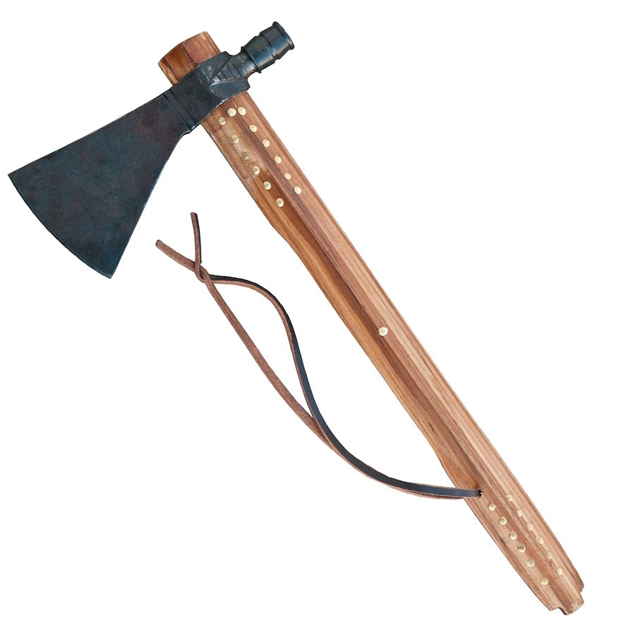 Crazy Crow Trading Post Plain Sioux PipeAxe, Unpierced