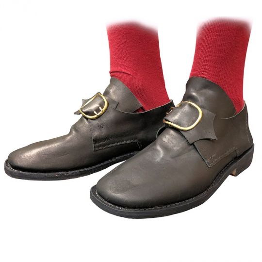 18th Century Colonial Shoes for Men with Buckles Colonial Men's