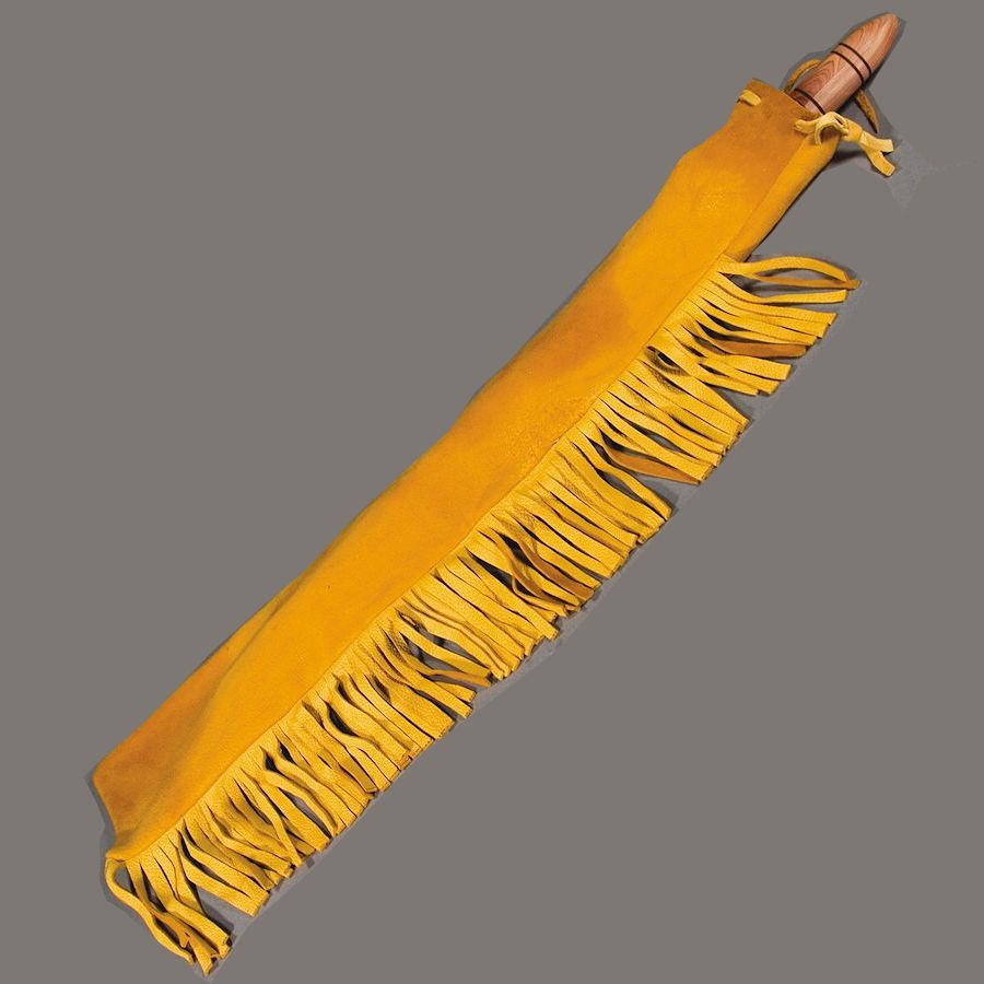 Native American Flute Bag with Fringe Crazy Crow Trading Post