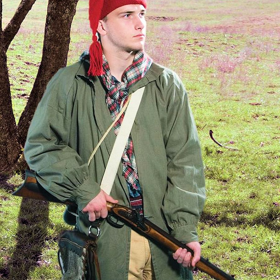 Longhunter Open Front Hunting Shirt | Rendezvous Clothing | Crazy Crow