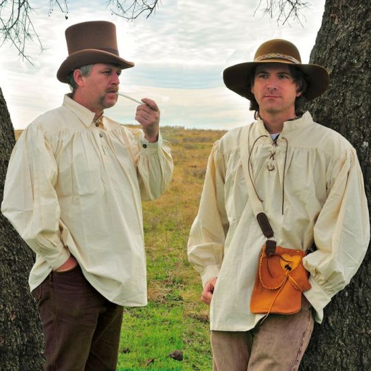 18th Century Camp Work Shirts- Rendezvous Clothing Crazy Crow