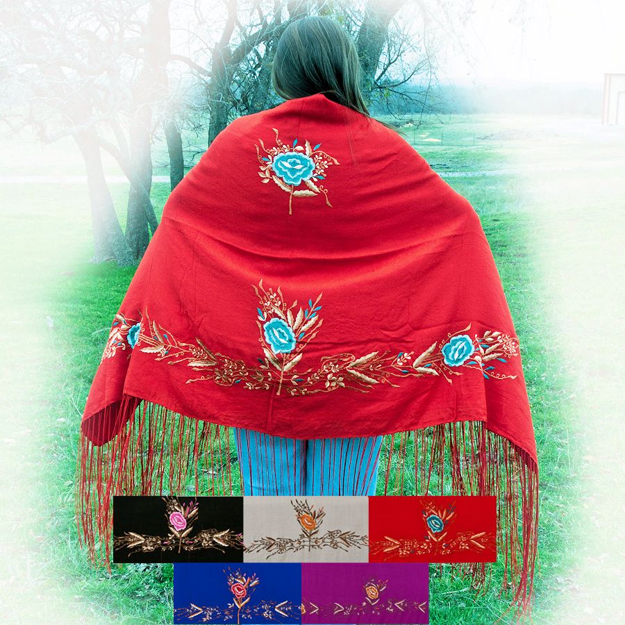 Embroidered Dance Shawls Crazy Crow Trading Post