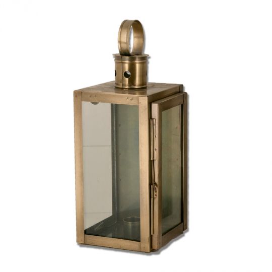 18th Century Solid Brass Traveling Lantern | Candle Lanterns