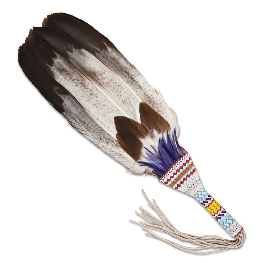 Native American Flat Fan Kit American Indian Style Deluxe Flat Fan Kit