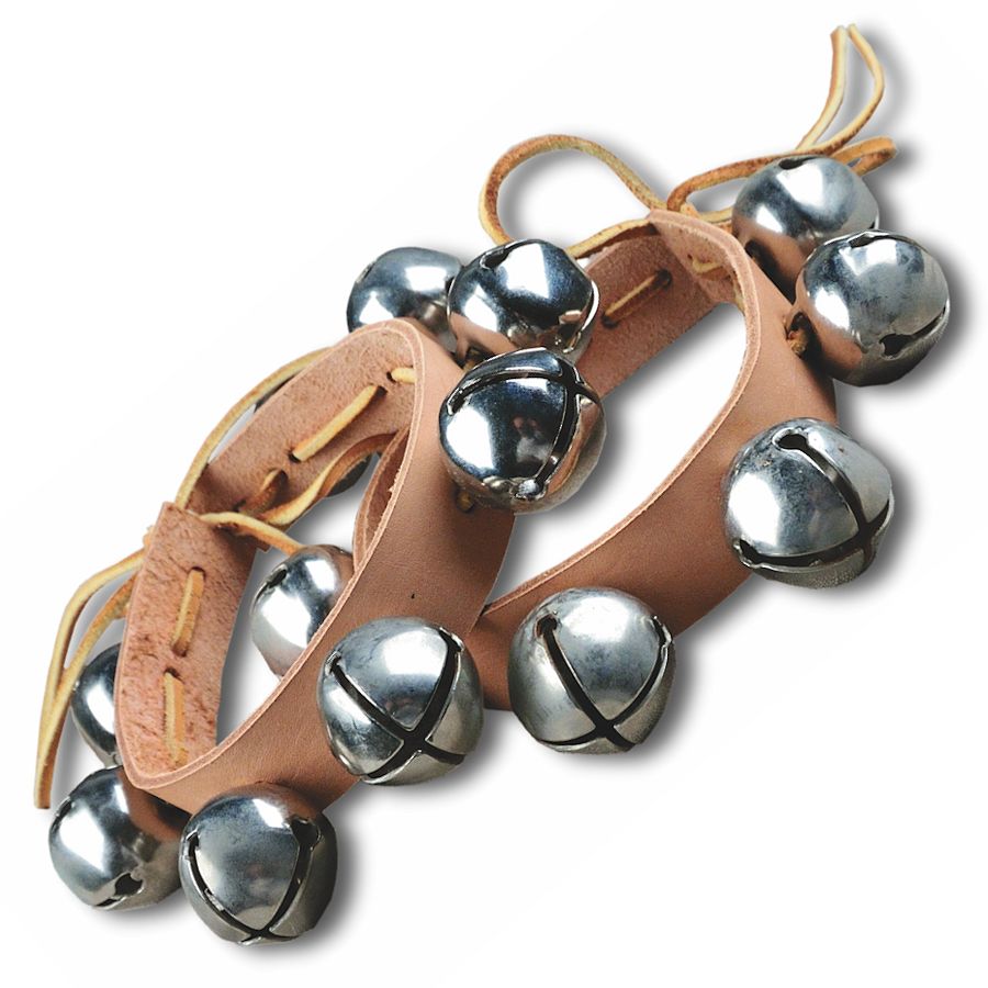 Straight Dance Bell Kit Nickel Sleigh Bells Crazy Crow Trading Post