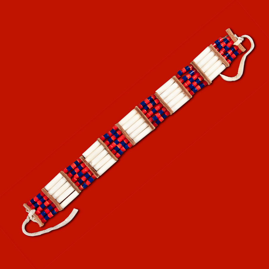 Tube & Tile Bead Choker Kit Imitation Bone Tubes Crazy Crow Trading