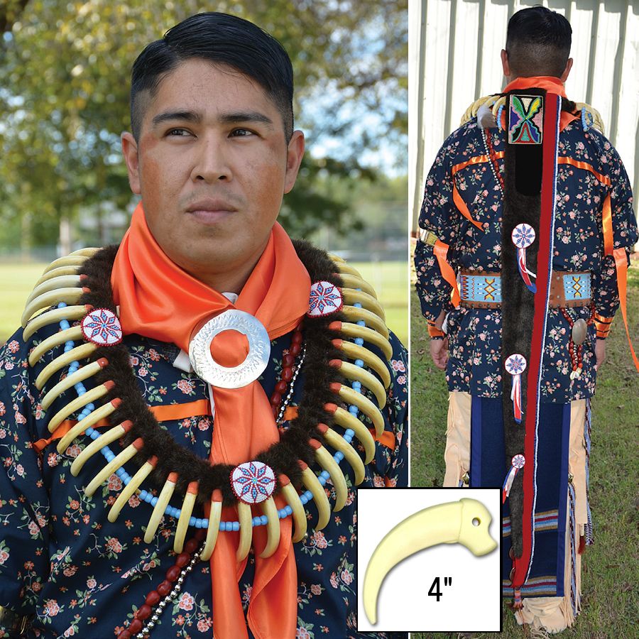 Crazy Crow Trading Post Grizzly Claw Necklace Kit Simulated Claws