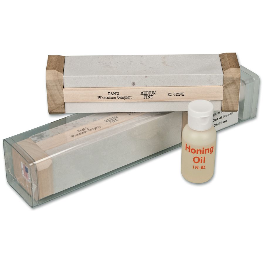 Arkansas Oil Stones 2 sided, easy sharpening stone, soft/hard 6" x 1