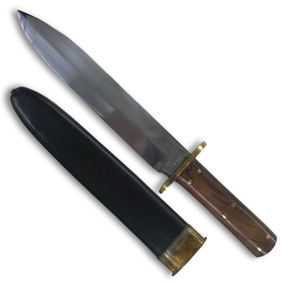 Rio Grande Camp Knife with Sheath Crazy Crow Trading Post