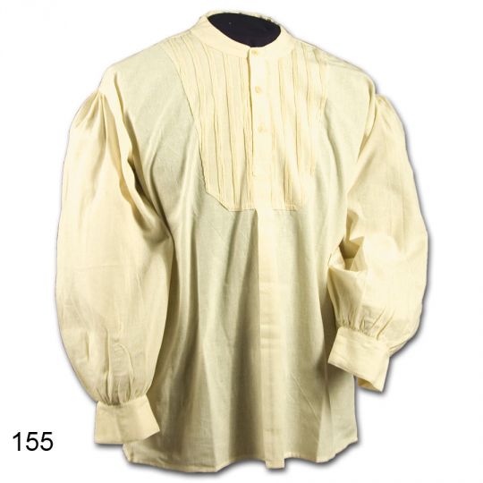 Old Time 19th Century Pleated Dress Shirt | Crazy Crow Trading Post