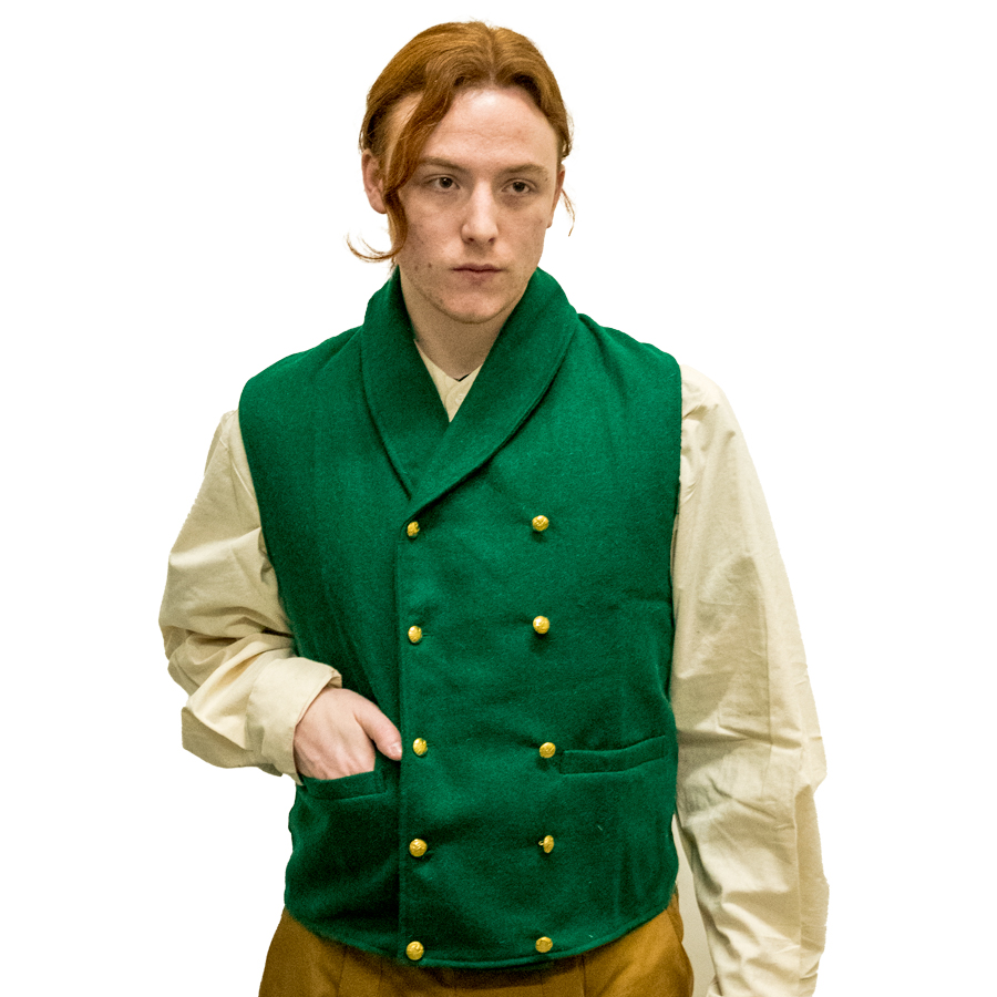 19th Century Double Breasted Waistcoat | Crazy Crow Trading Postv
