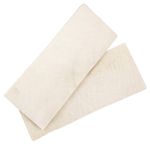 White Latigo Moccasin Soles (4" x 10")