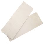 White Latigo Moccasin Soles (5" x 14")