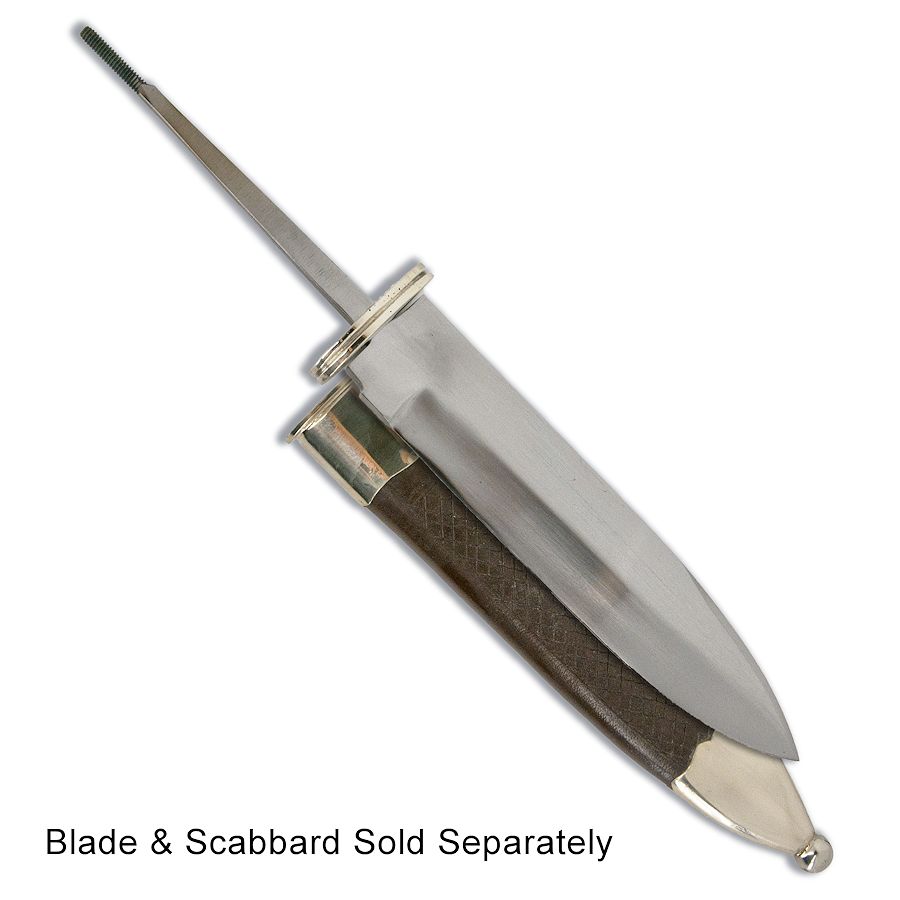 6" San Francisco Blade with Guard Knifemaking Crazy Crow Trading Post