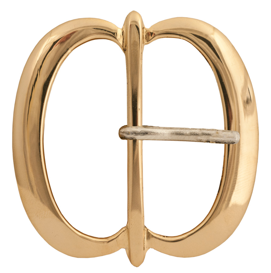 18th Century Brass Waist Belt Buckle 2" Crazy Crow Trading Post