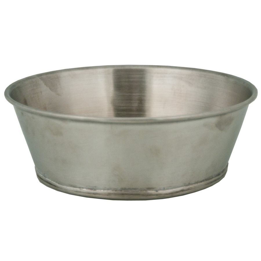 Tin Soup Bowl 6" dia. x 21/4" deep Camp Supplies Crazy Crow