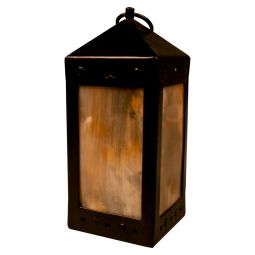 Horn Lantern Pane, Amber 3"x7"x2mm -