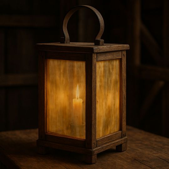 Horn Lantern Pane, 3