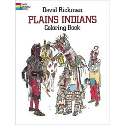 Plains Indian Coloring Book by David Rickman