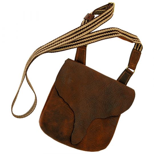 Bucktail Flap Longhunter's Bag |Bison Leather | Crazy Crow Trading