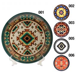 Southwest & Western-Inspired Decorative Ceramic Display Plates