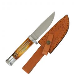 Woodman's Scout Knife & Sheath, 4-7/8" Blade