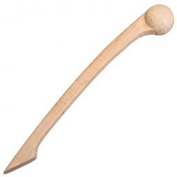 22” Pawnee Style Ball Head War Clubs, Curly Maple