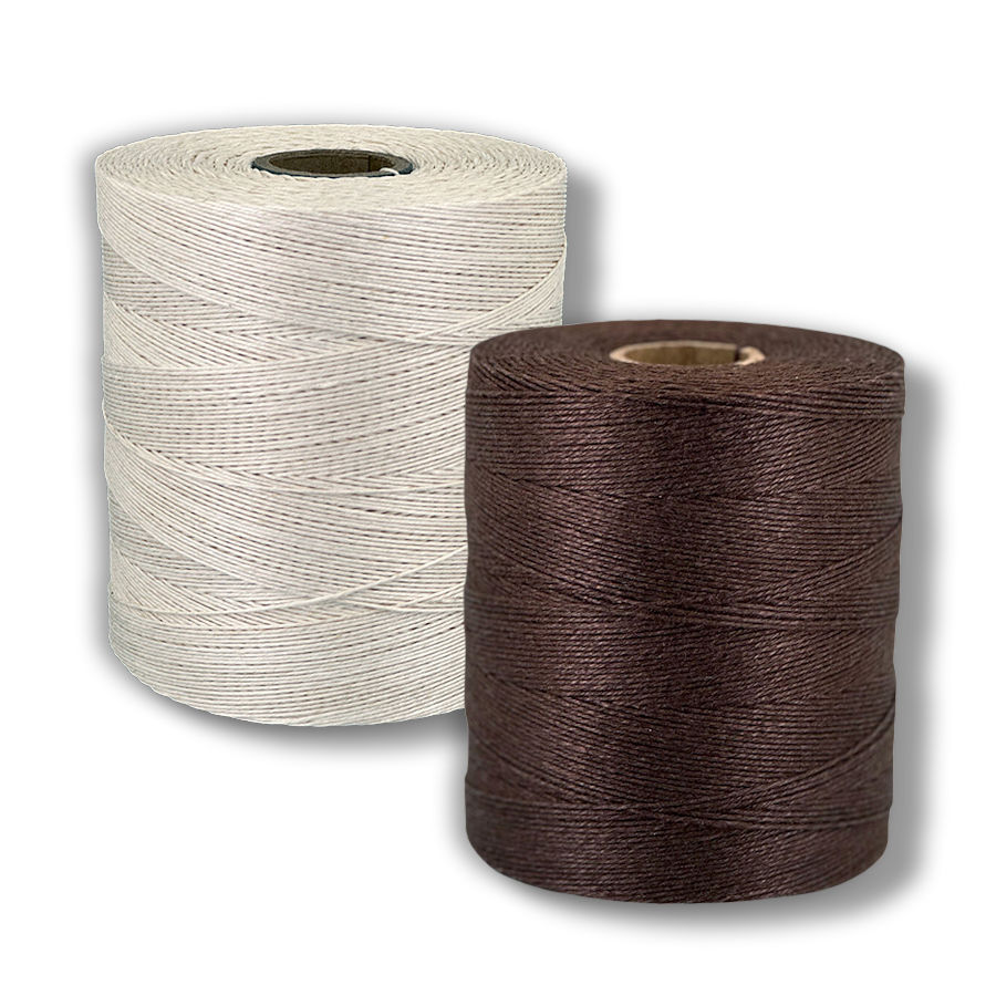 Heavy Linen Thread, 4Cord, Waxed Craft Thread Crazy Crow Trading Post