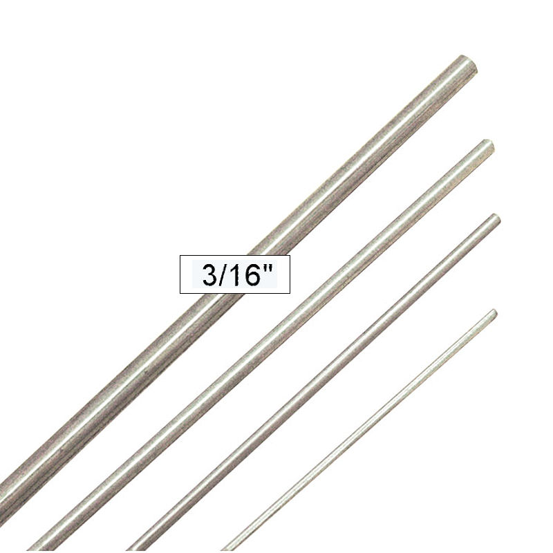 Nickel Silver Rods for Cutler's Pins 3/16" x 12" Crazy Crow Trading