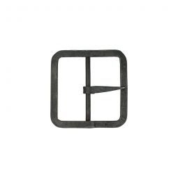Hand Forged Utility Buckles - 1" Square Plain with Bar