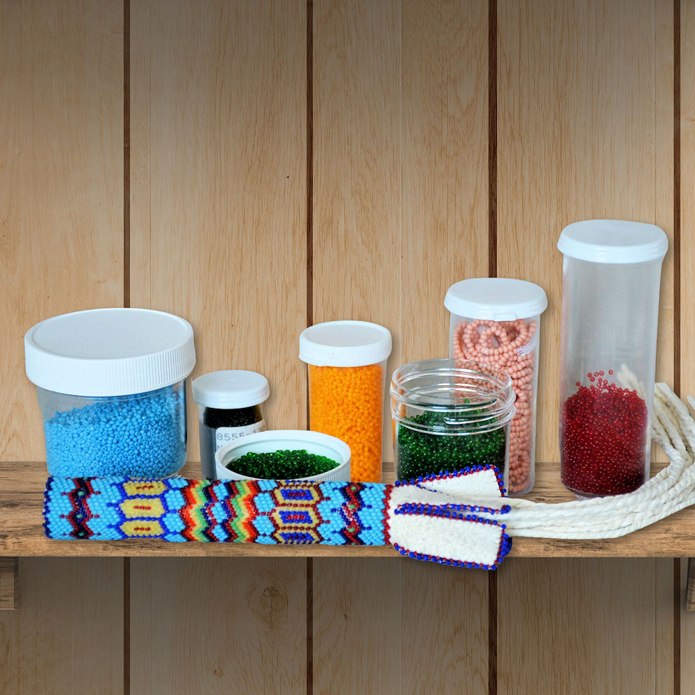 Crazy Crow Trading Post: Bead Storage Containers: Bottles Jars