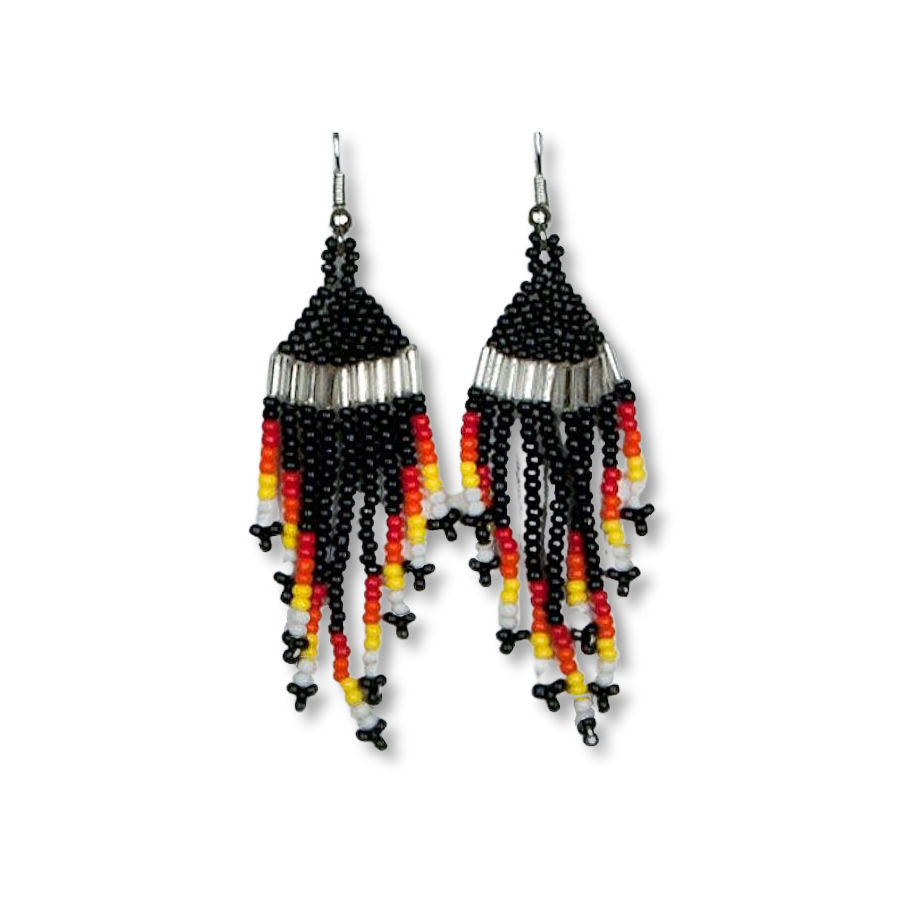 Beaded Earrings - 2-1/2