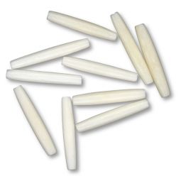 Ultra Thin Bone Hairpipe, 1"