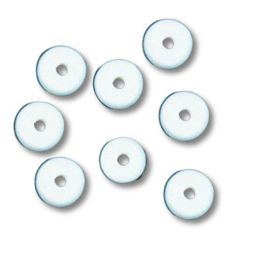 Bone Disc Beads, 2-3mm, (Each)